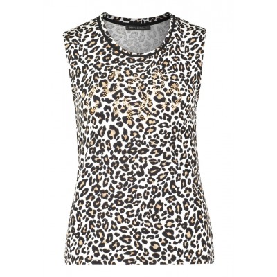 Betty Barclay - 2435 2074 Top luipaard print met strass.